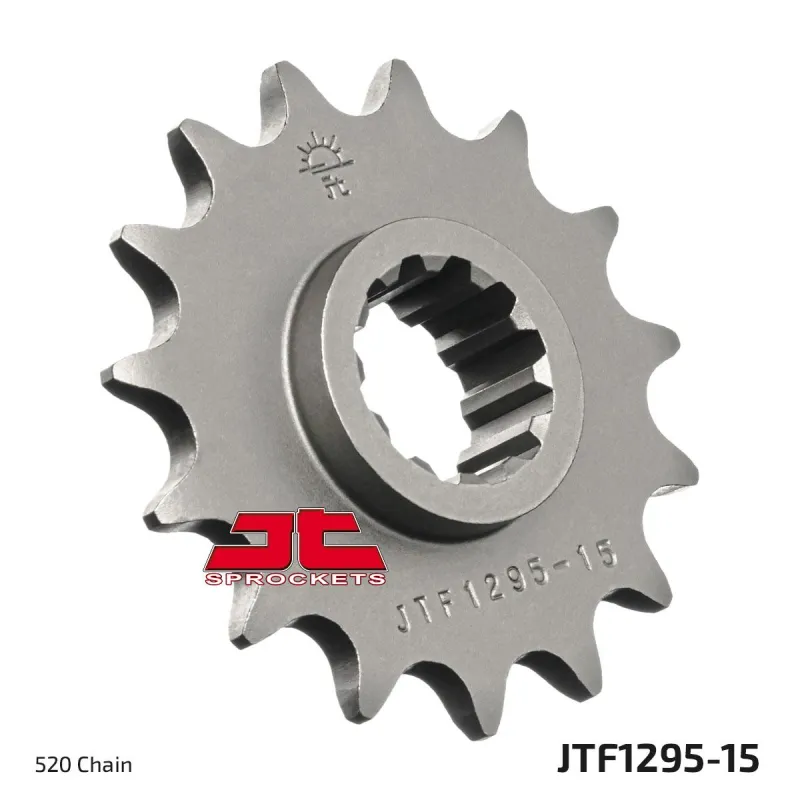 Piñón de moto JT Sprockets acero 15 dientes P.520 JTF1295.15
