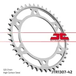 Corona moto JT Sprockets de acero de 42 dientes JTR1307.42