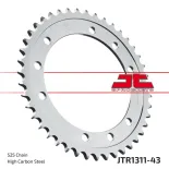 Corona moto JT Sprockets de acero de 43 dientes JTR1311.43