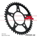 Corona moto JT Sprockets de acero de 42 dientes JTR1331.42ZBK