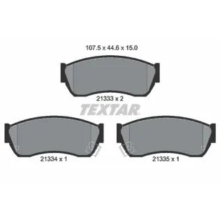 TEXTAR 2133301 Juego de pastillas de freno