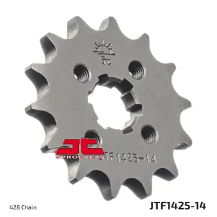 Piñón de moto JT Sprockets acero 14 dientes P.428 JTF1425.14