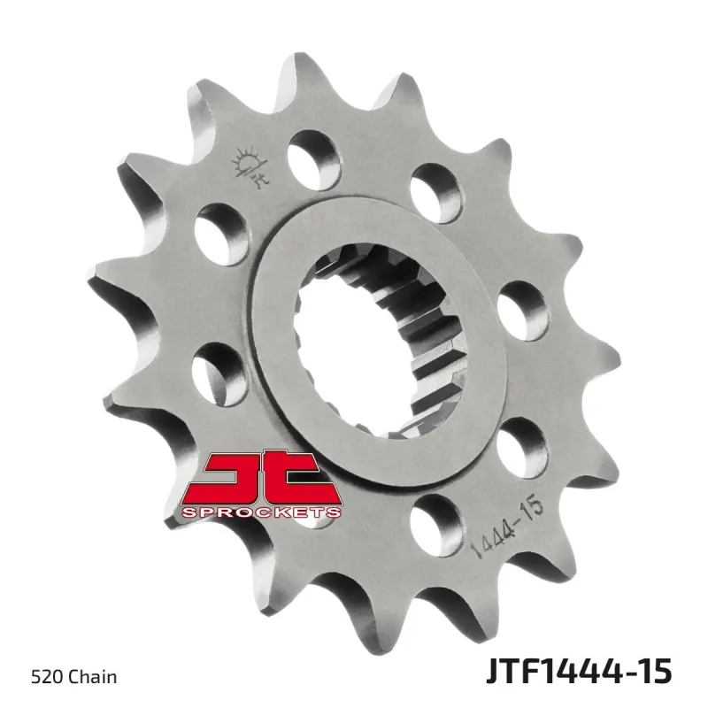 Piñón de moto JT Sprockets acero 15 dientes P.520 JTF1444.15