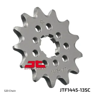 Piñón de moto Jt Sprockets autolimpiable 13 dientes P.520 JTF1445.13SC