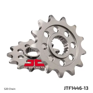 Piñón de moto JT Sprockets acero 13 dientes P.520 JTF1446.13