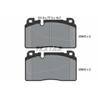TEXTAR 2564301 Juego de pastillas de freno