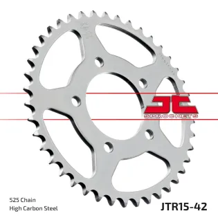 Corona moto JT Sprockets de acero de 42 dientes JTR15.42