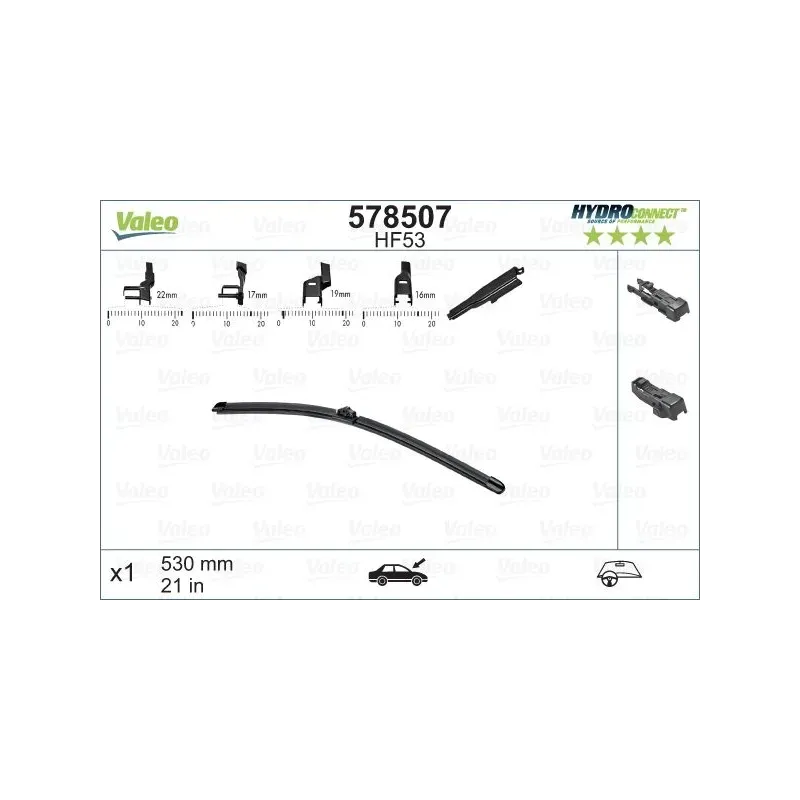 VALEO 578507 Limpiaparabrisas