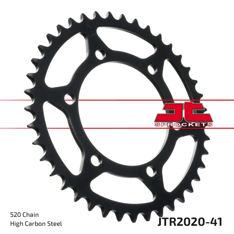 Corona moto JT Sprockets de acero de 41 dientes JTR2020.41