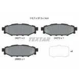 TEXTAR 2427101 Juego de pastillas de freno