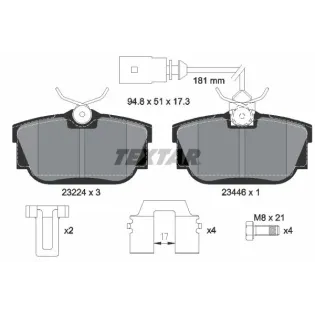 TEXTAR 2322416 Juego de pastillas de freno