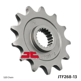 Piñón de moto JT Sprockets acero 13 dientes P.520 JTF268.13