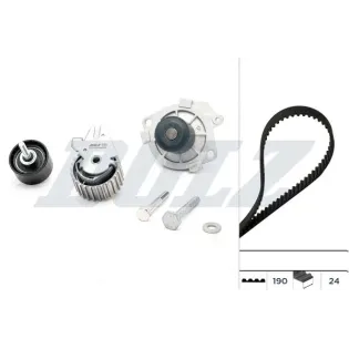 DOLZ KD032 Bomba de agua + kit correa distribución