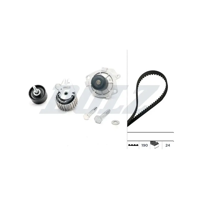 DOLZ KD032 Bomba de agua + kit correa distribución