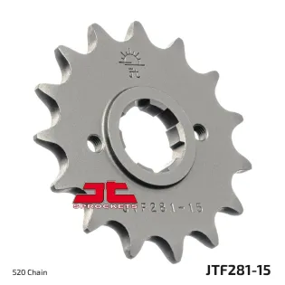 Piñón moto JT Sprockets acero 15 dientes JTF281.15