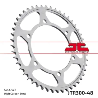 Corona moto JT Sprockets de acero de 48 dientes JTR300.48