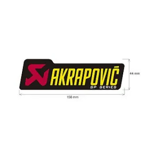 Adhesivo anticalorico 150 x 44 mm P-HST2ALSP Akrapovic