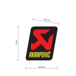 Adhesivo anticalorico 66 x 70 mm P-VST4PO Akrapovic