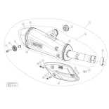 Silencioso Akrapovic TUV Euro 4. BMW C 650 Sport S-B6SO7-HZAAT