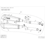 Silencioso Akrapovic Slip-on Triumph Scrambler 1200 S-T12SO3-HCQT