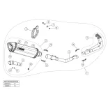 Silencioso Akrapovic Slip-on SYM Maxsym TL 500 20-20 S-SY5R1-RC