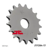 Piñón de moto JT Sprockets acero 17 dientes P.520 JTF394.17