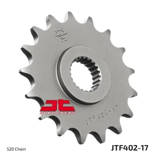 Piñón de moto JT Sprockets acero 17 dientes P.520 JTF402.17