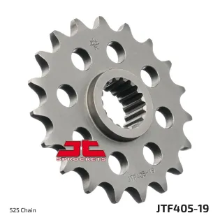 Piñón de moto JT Sprockets acero 19 dientes P.525 JTF405.19