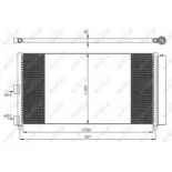 NRF 35500 Condensador, aire acondicionado
