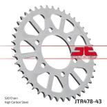 Corona moto JT Sprockets de acero de 43 dientes JTR478.43