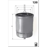 LUCAS FILTERS LFDS160 Filtro combustible