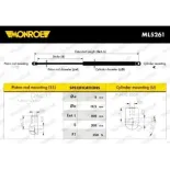 MONROE ML5261 Muelle neumático, maletero/compartimento de carga
