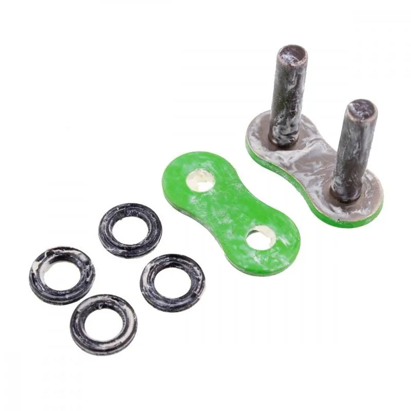 Conexión para cadena RK 520 MXZ Racing color verde MM520MXZ-CL