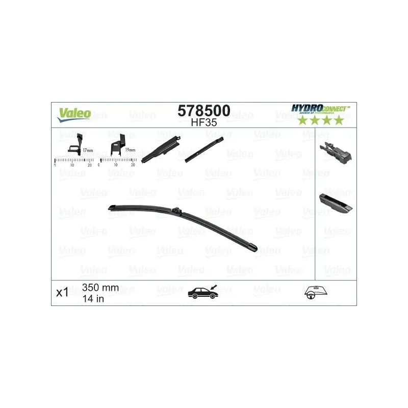 VALEO 578500 Limpiaparabrisas
