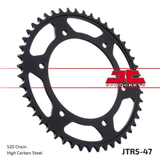 Corona moto JT Sprockets de acero de 47 dientes JTR5.47