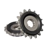 Piñón de moto JT Sprockets con goma 16 dientes P.530 JTFRB580.16RB