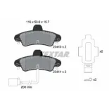 TEXTAR 2341008 Juego de pastillas de freno