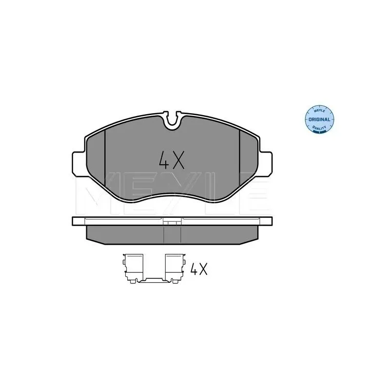 MEYLE 025 291 9220 Juego de pastillas de freno