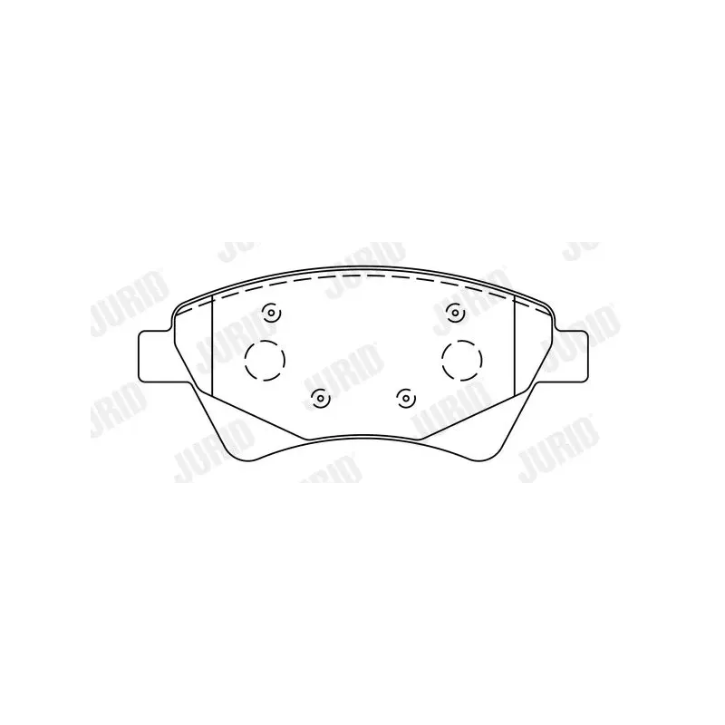 JURID 573124J Juego de pastillas de freno