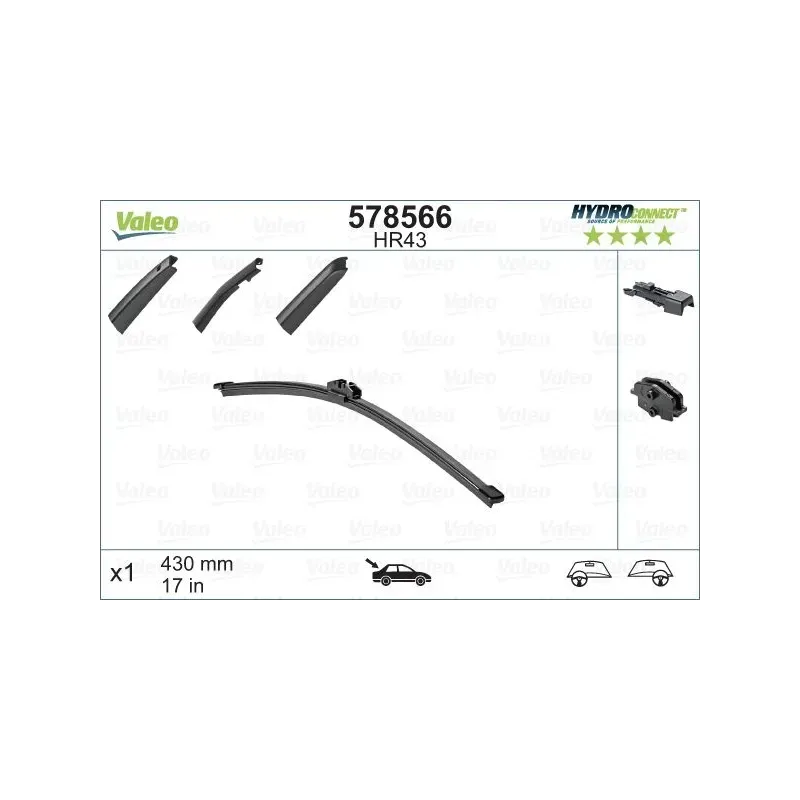 VALEO 578566 Limpiaparabrisas