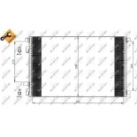 NRF 35449 Condensador, aire acondicionado