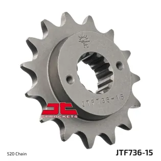 Piñón moto JT Sprockets acero 15 dientes JTF736.15