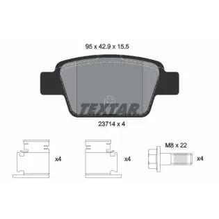 TEXTAR 89016400 Kit frenos, freno de disco