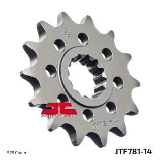 Piñón de moto JT Sprockets acero 14 dientes P.525 JTF781.14