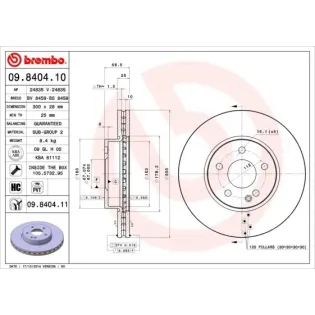 AP 24835 Disco de freno