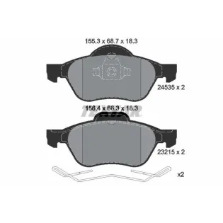 TEXTAR 2453501 Juego de pastillas de freno