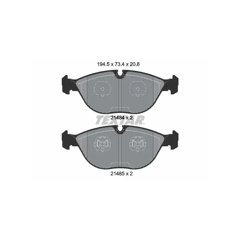 TEXTAR 2148401 Juego de pastillas de freno