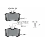 TEXTAR 2421101 Juego de pastillas de freno
