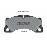 TEXTAR 2500701 Juego de pastillas de freno