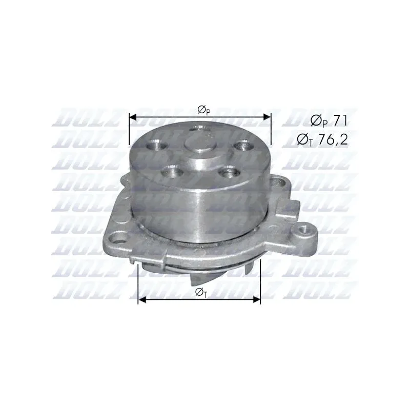 DOLZ S210 Bomba de agua, refrigeración del motor